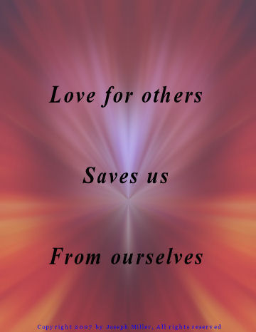 love saves poem